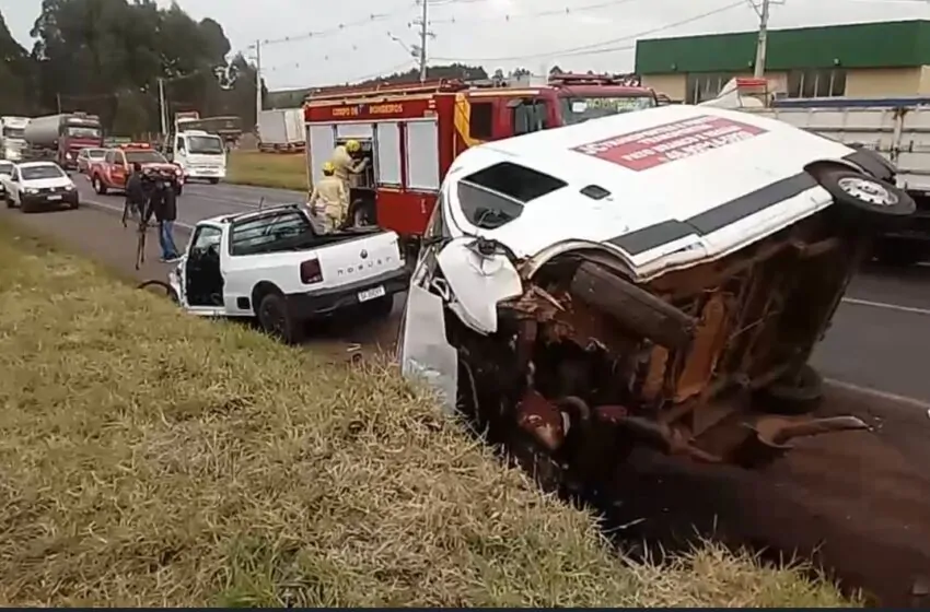  Grave acidente na PR-280 deixa grávida ferida