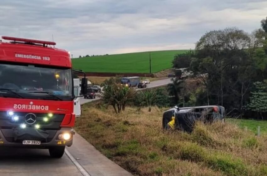  Saída de pista seguida de capotamento na conhecida ”curva da morte”