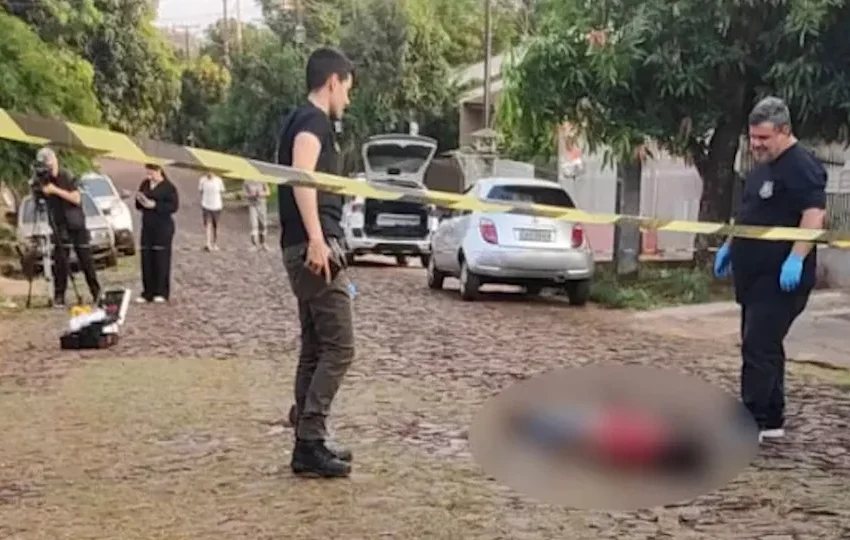  Homem é assassinado a pedradas e tem corpo atropelado