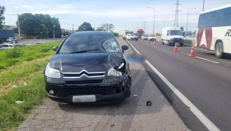  Homem perde a vida após ser atropelado por carro na BR-376