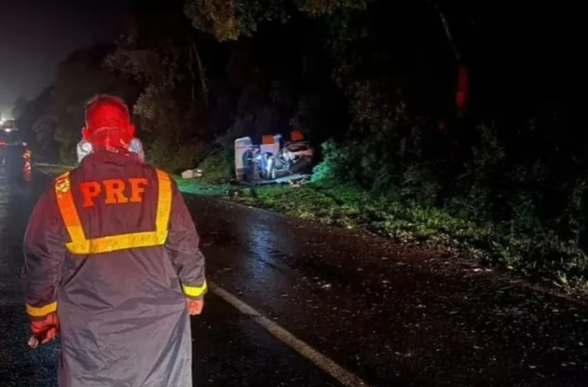  Socorrista do SAMU morre vítima de acidente de trânsito na BR-277 enquanto estava a caminho do trabalho