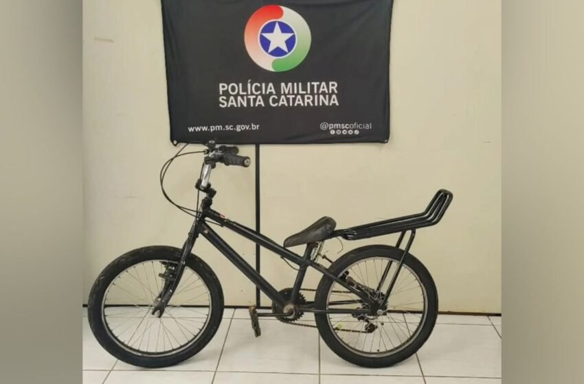  Adolescentes são flagrados com bicicleta furtada em São Lourenço do Oeste