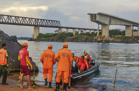 Aumenta para 6 o número de mortos após queda de ponte entre Tocantins e Maranhão