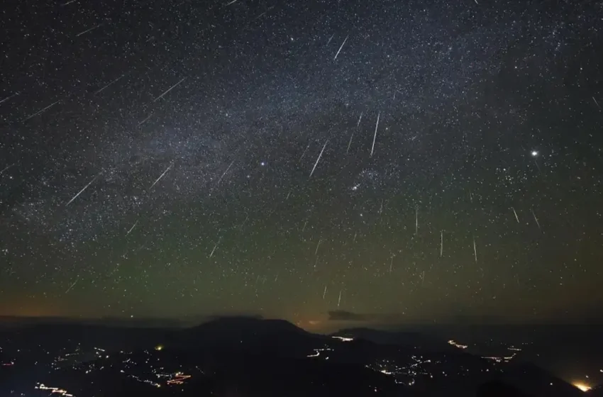  Última grande chuva de meteoros do ano ocorre na noite desta sexta-feira (13)